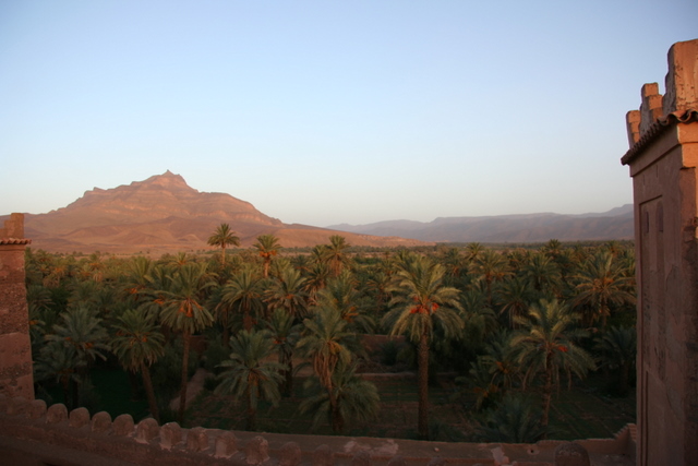Blick aus Kasbah