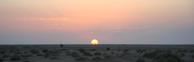 Morgenstund hat Sand im Mund